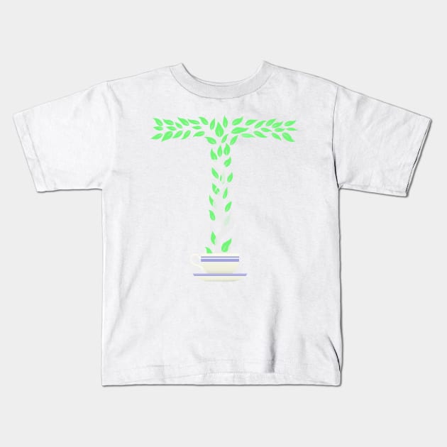 Tea T Kids T-Shirt by StormCrow42